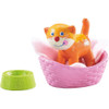 OakridgeStores.com | HABA USA - Little Friends Cat Kiki - 1.75" Bendy Animal Doll Figure w/ Basket (302094) 4010168220185