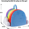 OakridgeStores.com | HEARTHSONG - Portable Plush Rainbow Unicorn Play Set (CG733282) 810019081750