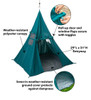 OakridgeStores.com | HEARTHSONG - 4-Foot Pole-Free Weather-Resistant Tent with Pendant Light (CG733579) 810019084195