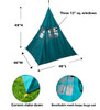 OakridgeStores.com | HEARTHSONG - 4-Foot Pole-Free Weather-Resistant Tent with Pendant Light (CG733579) 810019084195