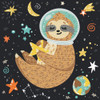 OakridgeStores.com | Diamond Dotz - Diamond Art Box Craft Kit 8.6"X8.6" - Sloth Universe (DBX018) 4895225918799