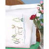 OakridgeStores.com | Jack Dempsey - Stamped Pillowcases W/White Perle Edge 2/Pkg - Deer (1600 688) 013155856880