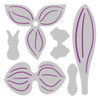 OakridgeStores.com | Sizzix - Thinlits Dies By Jennifer Ogborn 6/Pkg - Orchid (665894) 630454279853