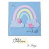 OakridgeStores.com | Sizzix - Framelits Die & Stamp Set By Lisa Jones 5/Pkg - Rainbow Joy (665658) 630454276739
