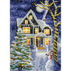 OakridgeStores.com | Diamond Dotz - Simply Dotz Diamond Art Craft Kit 9.9"X13.8" - Christmas Night (SD4402) 4895225925582