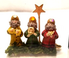 RESALE SHOP - Dollhouse 1:12 Three Wise Men With Star Christmas Decor - handcrafted - preowned