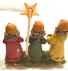 RESALE SHOP - Dollhouse 1:12 Three Wise Men With Star Christmas Decor - handcrafted - preowned