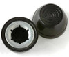 Steel Rear Axle with Cap Nuts - 7/16 in x 27 in - for Vintage Power Wheels and Other Brand Ride Ons