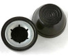 Steel Rear Axle with Cap Nuts - 7/16 in x 34 in - for Vintage Power Wheels and Other Brand Ride Ons