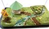 RESALE SHOP - Dollhouse 1:48 Gazebo Diorama with River, Swans, etc. done in class -preowned