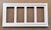 OakridgeStores.com | Oakridge Minis - 120" x 60" 4 Pane Casement Window with Frame - HO Scale 1:87 Model Miniature - 1009-87