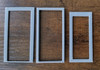 OakridgeStores.com | Oakridge Minis - Commercial Glass Door with Frame and Trim - 3' x 7' Scale Size - HO Scale 1:87 Model Miniature - 1016-87