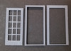 OakridgeStores.com | Oakridge Minis - 15-Lite French Doors with Frame and Trim - 3' x 7' Scale Size - 1:32 Scale Model Miniature - 1032-32