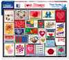OakridgeStores.com | WHITE MOUNTAIN PUZZLES - Love Stamps (1510pz) - 1000 Pieces 724819262885