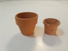 RESALE SHOP - Miniature 1:12 2 Clay Flower Pots