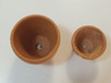 RESALE SHOP - Miniature 1:12 2 Clay Flower Pots