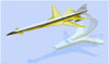 OakridgeStores.com | Atlantis 1/400 Boeing SST Transport Boeing Markings Plastic Kit (M6815) 850041894140