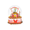 OakridgeStores.com | Rolife -Happy Birthday - DIY Animated Mechanical Music Box Globe - Working 3D Wooden Kit (AM42) 6946785112344