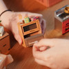 OakridgeStores.com | Rolife - Cozy Kitchen - DIY 3D Miniature 1/24 Scale Dollhouse Room Box Craft Kit (DG158) 6946785119121