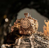OakridgeStores.com | ROKR - Wind Up Locomotive - DIY Mechanical Working 3D Wooden Puzzle Kit (LK701) 6946785165425