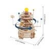 OakridgeStores.com | ROKR - Solar System-Planetary Orbits - DIY Mechanical Working 3D Wooden Puzzle Kit (ST001) 6946785112627