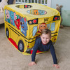 OakridgeStores.com | Sunny Days - CoComelon Musical School Bus Pop Up Play Tent Pink Indoor Playhouse (320411) 810009204114