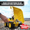 OakridgeStores.com | Sunny Days - 2-N-1 Dig Rig - Dump Truck and Front End Loader with Lights, Sounds and Motorized Drive (320422) 810009204220