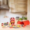 OakridgeStores.com | Fat Brain Toys - Pretendables Backyard Pizza Oven Set  - Pretend Play Food (FA405-1) 810074272025