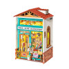 OakridgeStores.com | Rolife - Free Time Bookshop - DIY 3D Miniature 1/24 Scale Dollhouse Room Box Craft Kit (DS008) 6946785117301