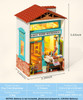 OakridgeStores.com | Rolife - Free Time Bookshop - DIY 3D Miniature 1/24 Scale Dollhouse Room Box Craft Kit (DS008) 6946785117301