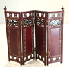 RESALE SHOP - 1:12 Dollhouse Mahogany Oriental Chinese Divider - preowned