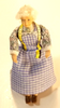 RESALE SHOP - Artisan 1:12 Scale Porcelain Dollhouse Seamstress - OOAK