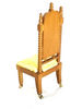 RESALE SHOP - 1:12 Aztec Walnut Lincoln Chair #T6753 - preowned