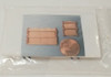 RESALE SHOP - LOT Of 1:48 Dollhouse Miniature Artisan Wood Kits- kitchen, storage - NEW