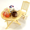 RESALE SHOP - 1:12 Dollhouse Miniature 4th Of July Party Snack Table - preowned