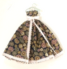 RESALE SHOP - OOAK 1:12 Handmade Dollhouse Black Dress With Hanger - preowned