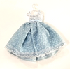 RESALE SHOP - OOAK 1:12 Handmade Dollhouse Blue Dress With Hanger-  preowned