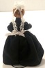 RESALE SHOP - 1:12 Dollhouse Porcelain Maid With Frilly Apron And Bow - preowned