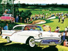 OakridgeStores.com | New York Puzzle Company - General Motors On The Green - 1000 Piece Jigsaw Puzzle GM953 819844010478
