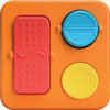 OakridgeStores.com | Fat Brain Toys - PlayTab Tiles Set 2 - Modular, Sensory Activity Board Tiles for Babies and Toddlers FA488-4 810074275170