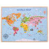OakridgeStores.com | BigJigs - World Map Wooden Children's Puzzle (BJ098) 691621190982