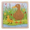OakridgeStores.com | BigJigs - Duck & Duckling Wooden Children's Puzzle (BJ494) 691621194942