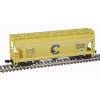 OakridgeStores.com | ATLAS - N TMAN 3560 COVERED HOPPER CHESSIE SYSTEM [C&O] #601343 - ( 50006113 )