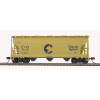 OakridgeStores.com | ATLAS - N TMAN 3560 COVERED HOPPER CHESSIE SYSTEM [C&O] #601343 - ( 50006113 )