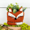 OakridgeStores.com | DZI Handmade - Fox Felt Sleepy Animal Pot (502013)