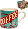 OakridgeStores.com | LUCKY JACK - Porcelain Mug - Genuine Coffee Slut - Humor 12oz (MG-0006) 720825246956