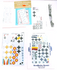 RESALE SHOP - Lot of 10 1:48 WWII Axis Aircraft Model Decals - (Fw190, He129, Ar234, Do17)