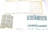RESALE SHOP - Lot of 12 1:72 & 1:48 WWII Allied Aircraft Model Decals - (Misc Numbers/Letters)