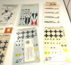 RESALE SHOP - 1:32, 1:72, 1:48 decals for German planes-- bf110, me 262 , fw190 (lot of 10)