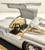 RESALE SHOP - Bburango 1:24 Mercedes Benz 300SL 1954 SILVER - NIOB (READ)